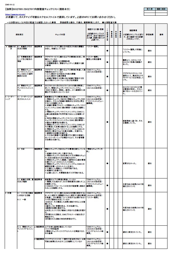ISO27017規格本文