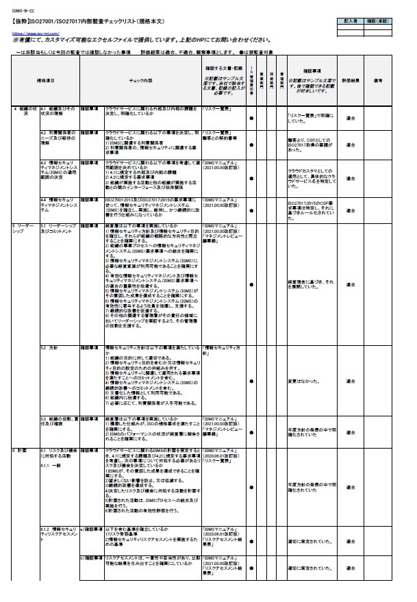 ISO27017規格本文